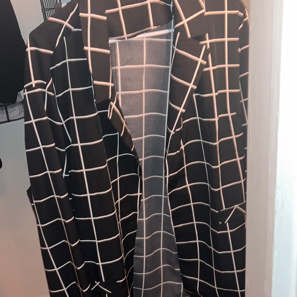 Plaid blazer
